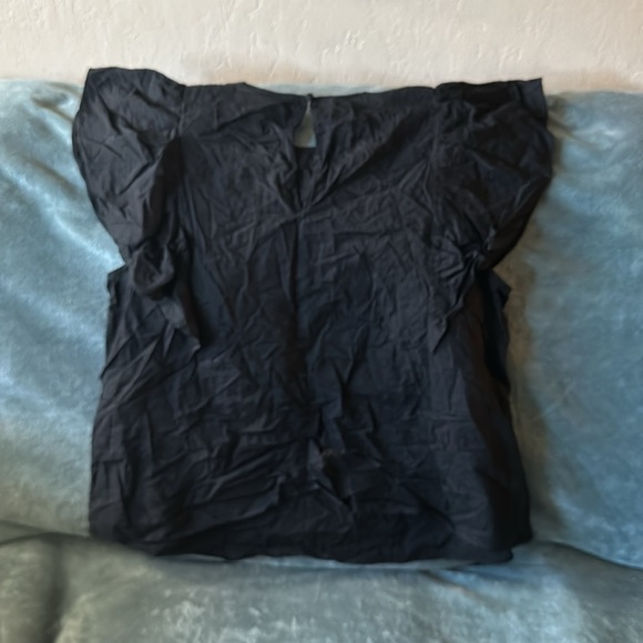 A New Day XXL black top tank style with ruffled sleeves New - Picture 5 of 6